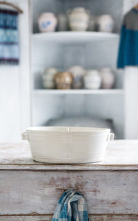 Petite Vintage French Ironstone Footpath