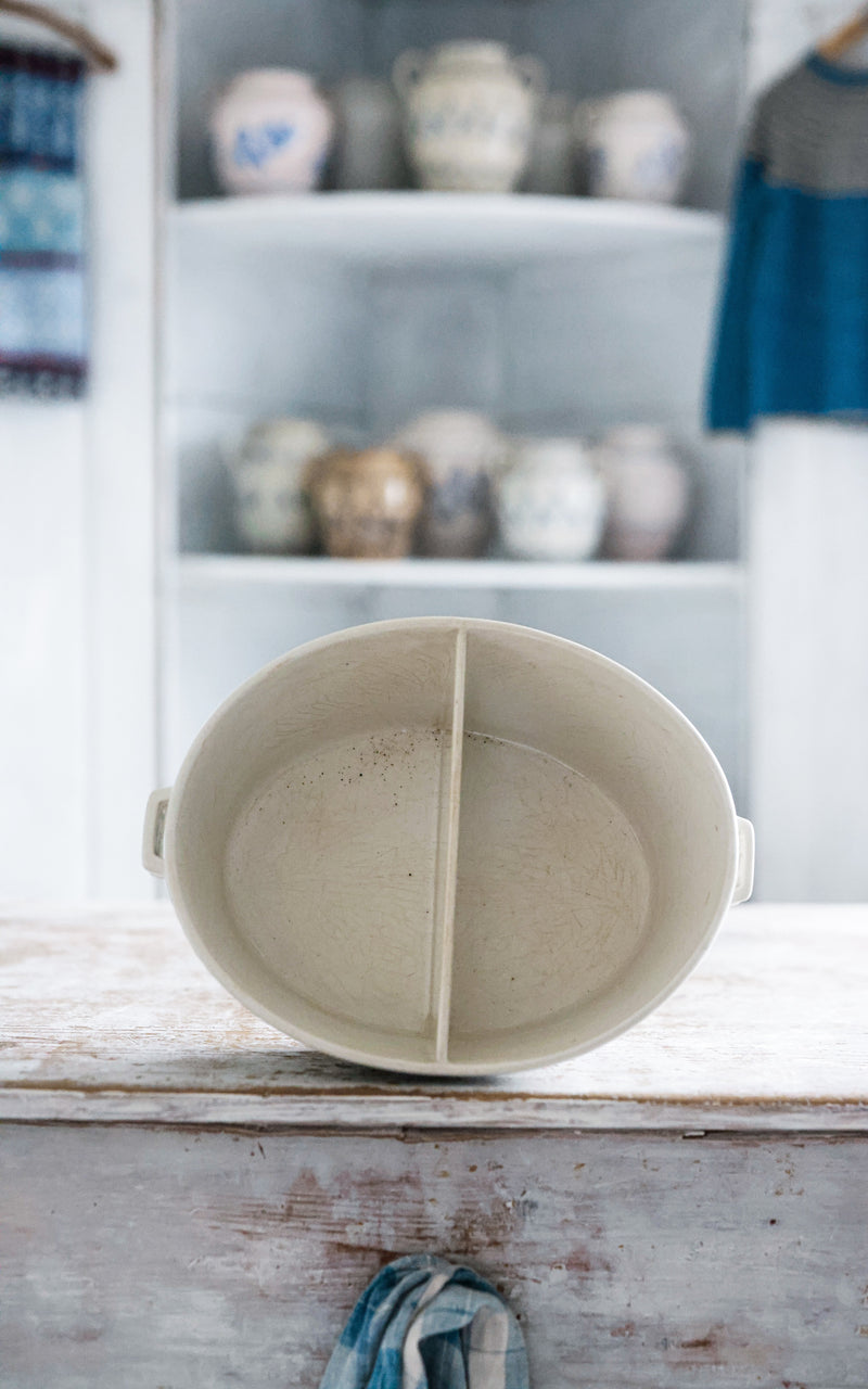 Petite Vintage French Ironstone Footpath