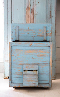 Vintage French Root Vegetable Storage Cabinet