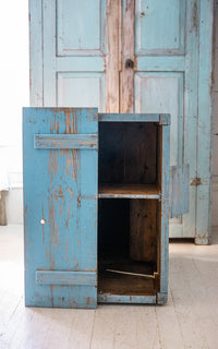 Vintage French Root Vegetable Storage Cabinet