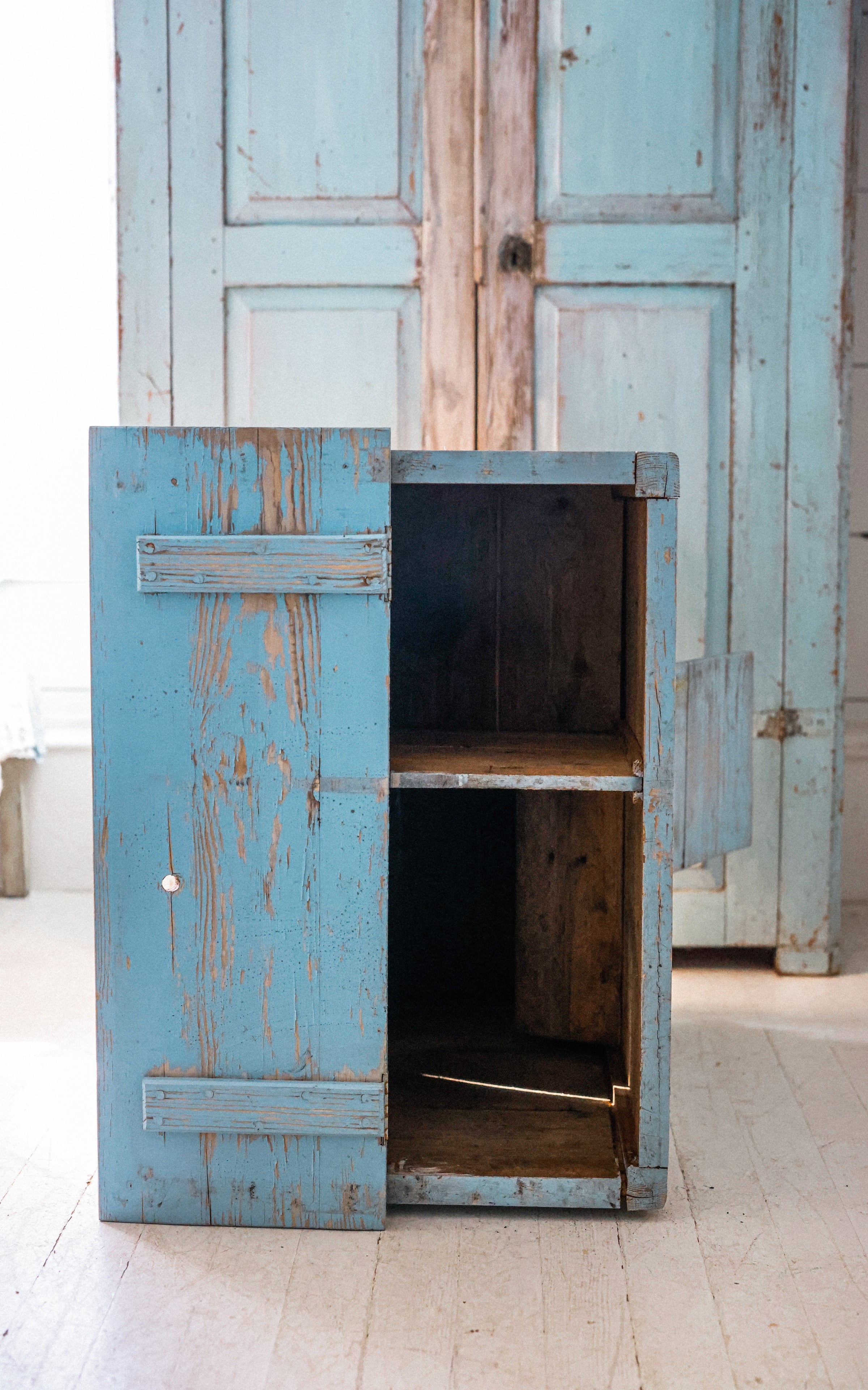 Vintage French Root Vegetable Storage Cabinet