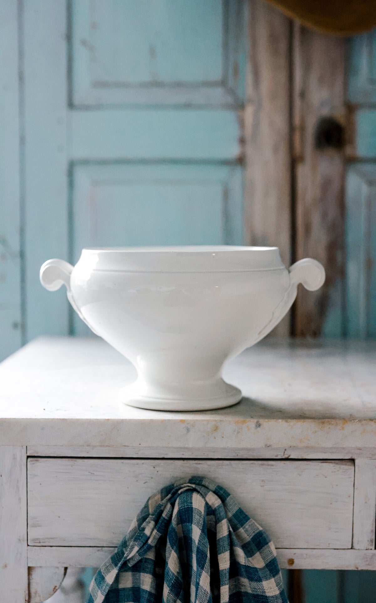 Vintage French Ironstone Tureen