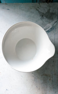 Vintage Swedish Stoneware Dairy Bowl