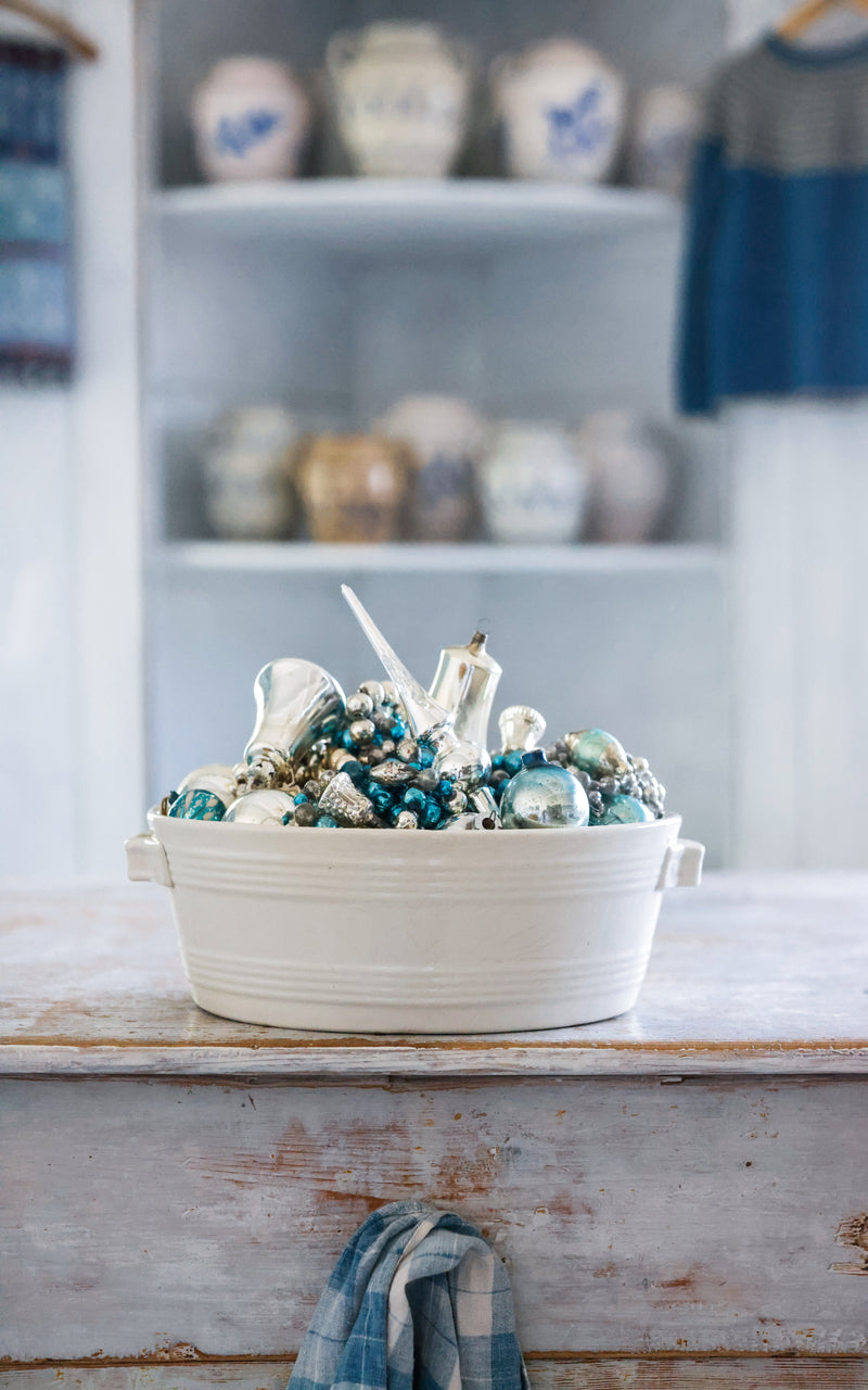 Petite Vintage French Ironstone Footpath