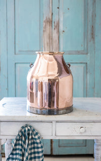 Vintage French Copper Milk Bucket