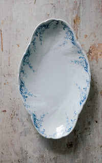 Set of Two Vintage Stoneware Dishes