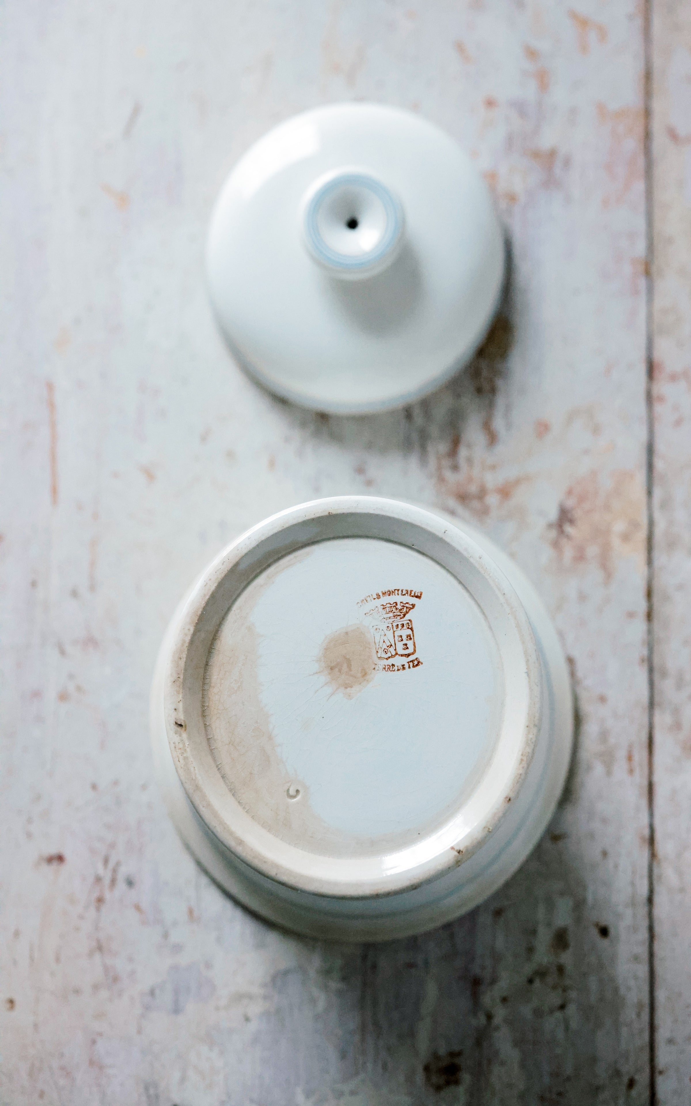 Vintage French Stoneware Crock