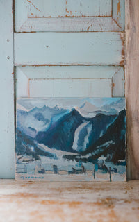 Vintage French Winter Painting