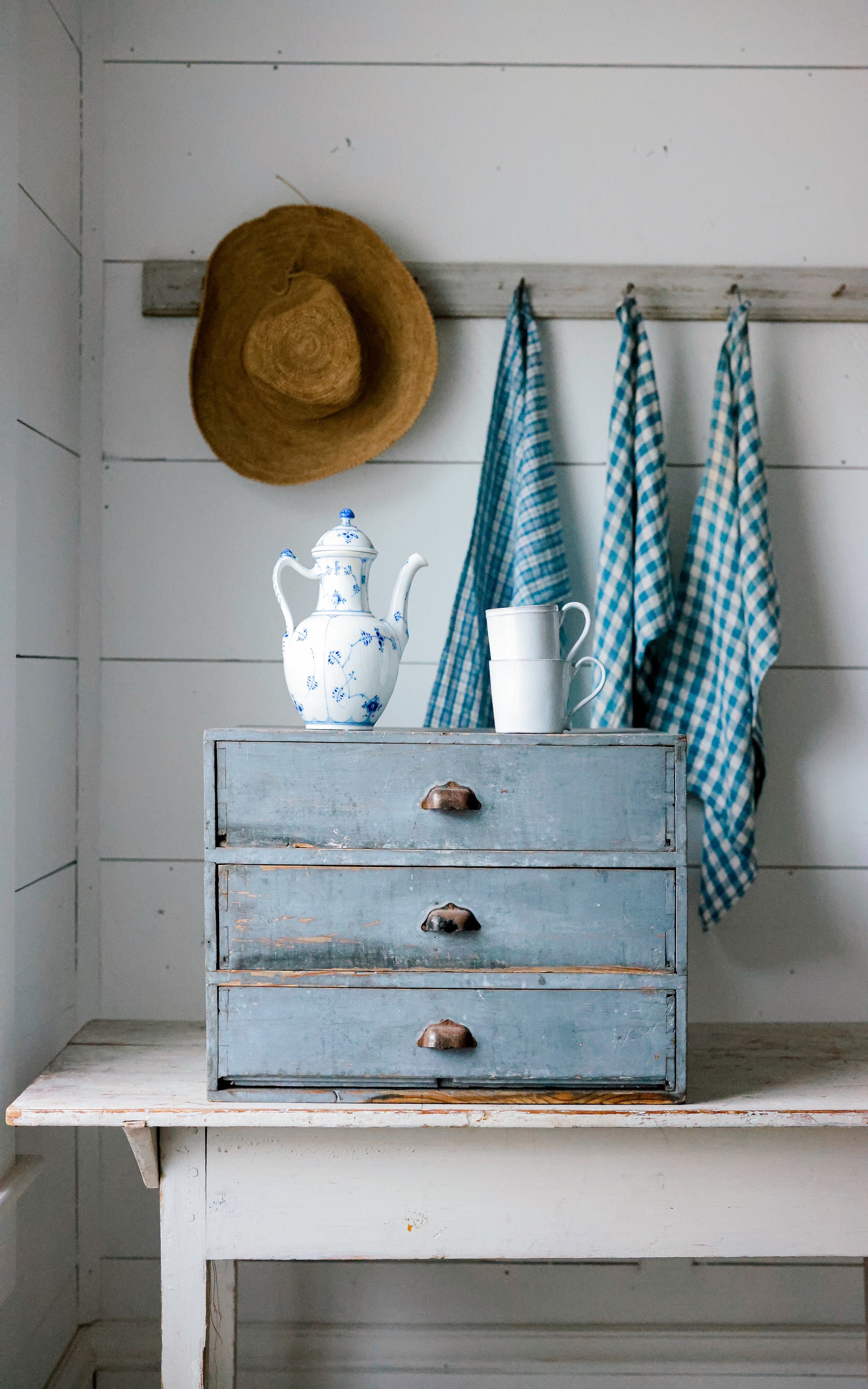 Vintage French Petite Chest of Drawers
