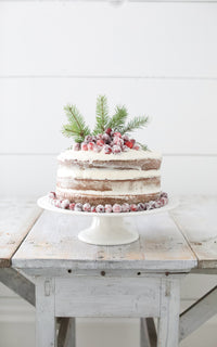 Vintage Stoneware Cake Stand