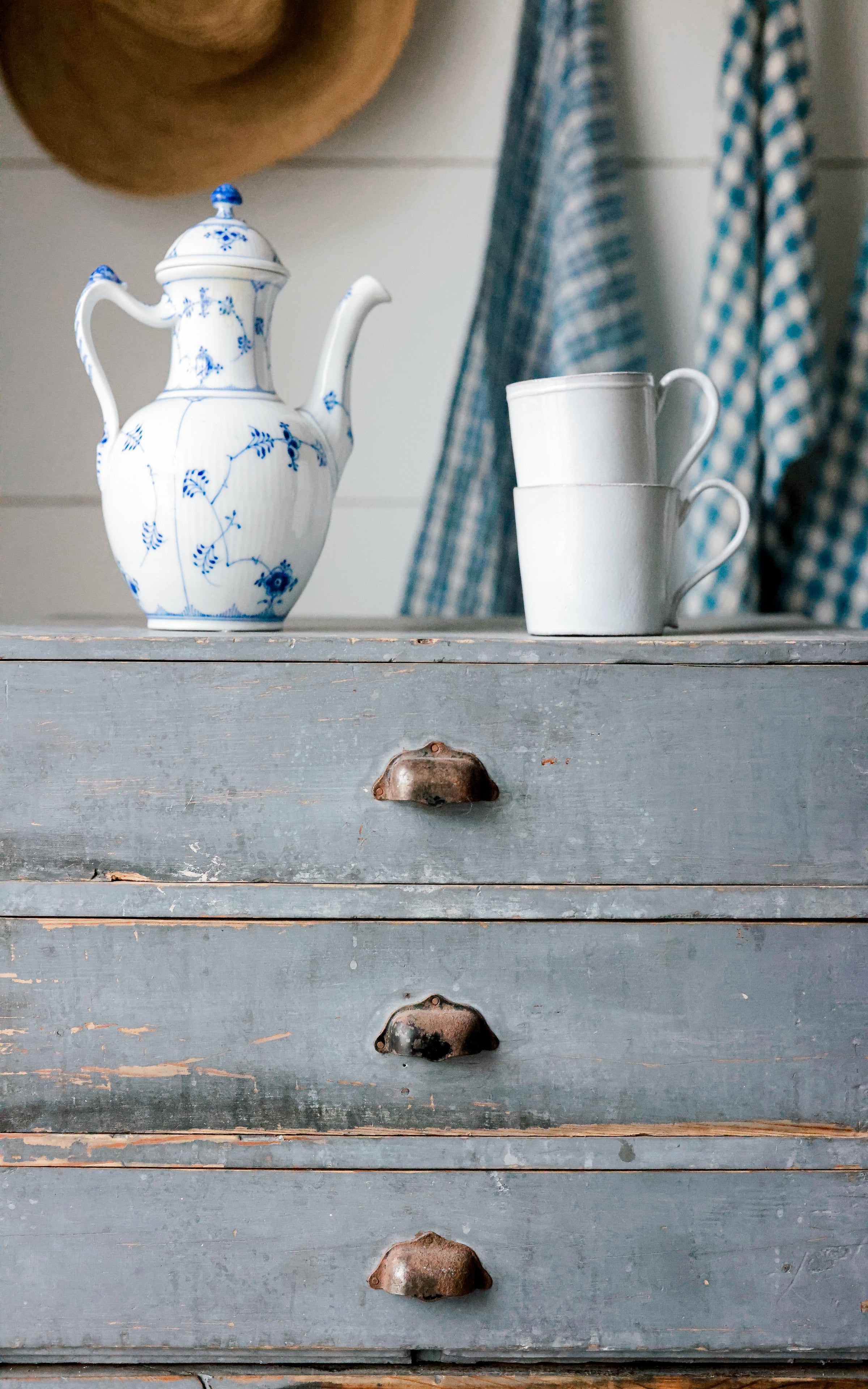 Vintage French Petite Chest of Drawers