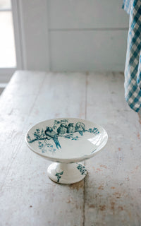 Vintage French Ironstone Compote