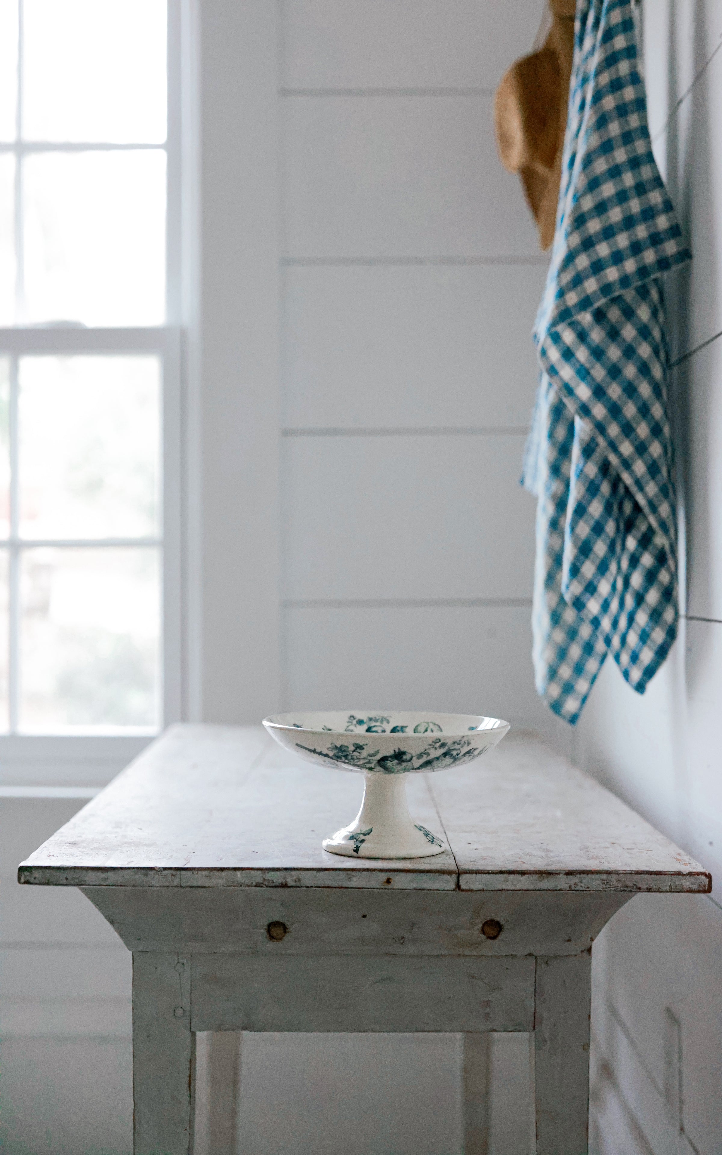 Vintage French Ironstone Compote