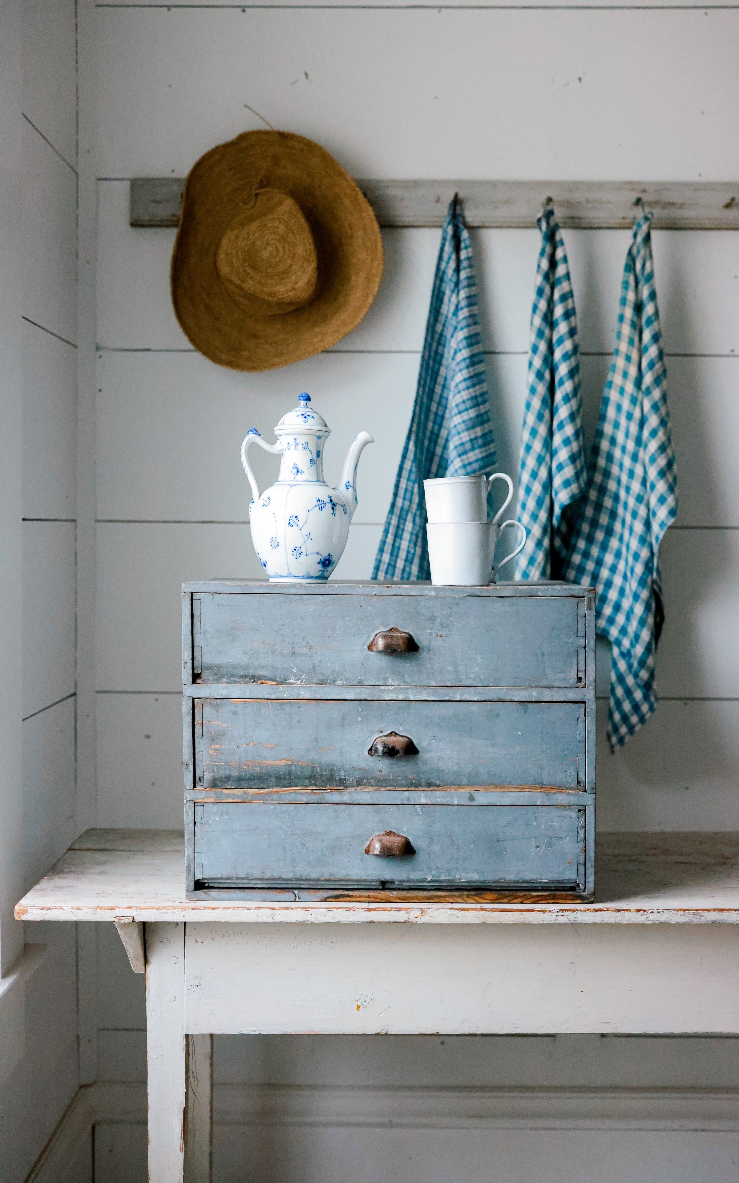 Vintage French Petite Chest of Drawers