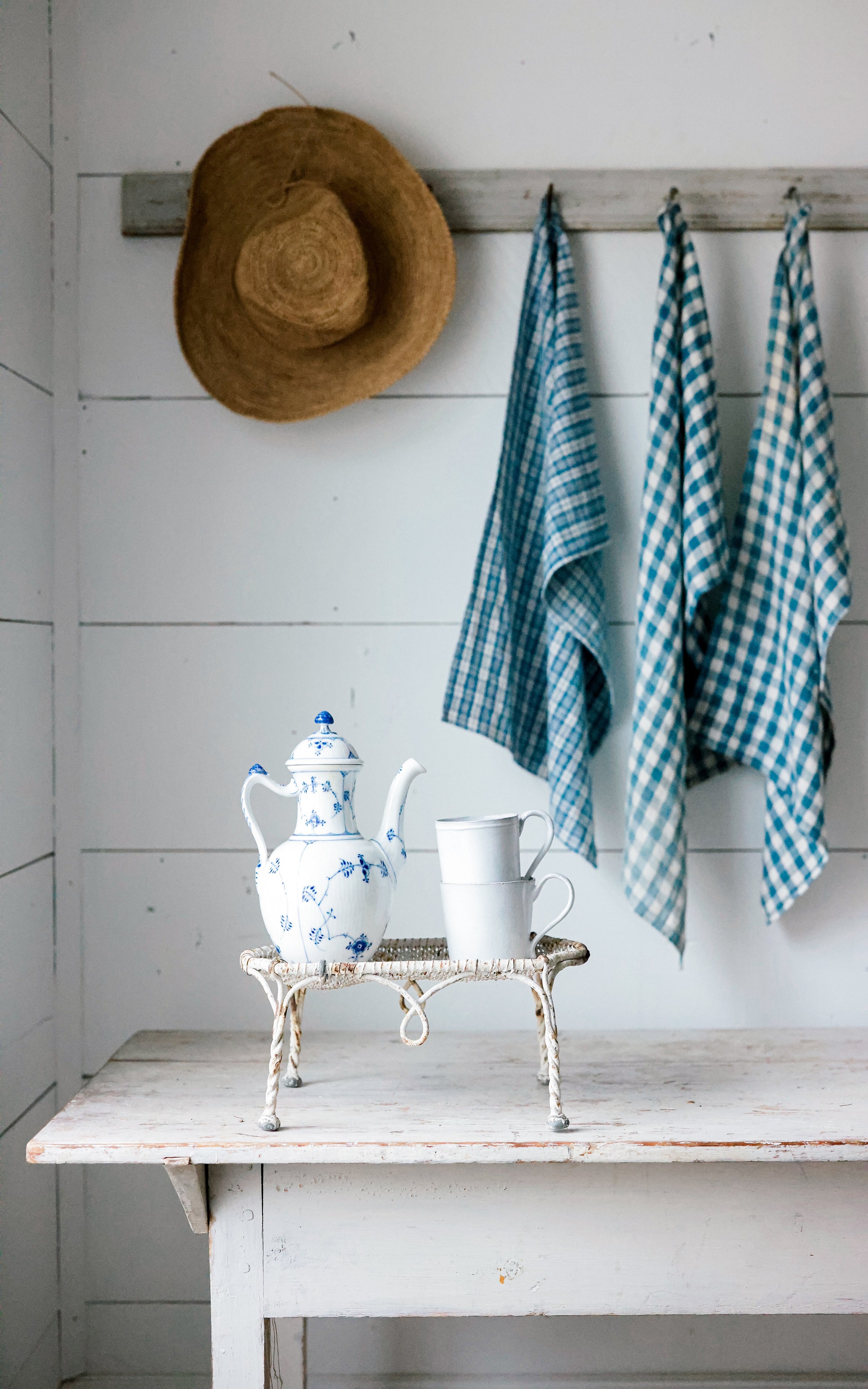 Vintage French Petite Stool