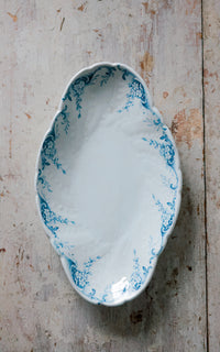 Set of Two Vintage Stoneware Dishes