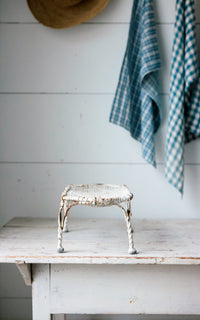Vintage French Petite Stool