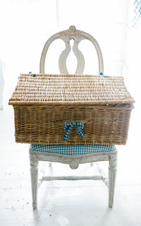 Vintage French Boulangerie Basket