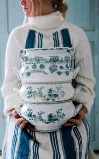 Vintage French Stoneware  Tureen