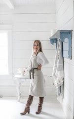 James Belgian Linen Apron
