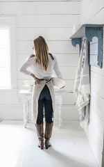 James Belgian Linen Apron