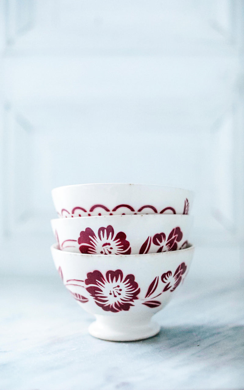 One Vintage French Cafe Au Lait Bowl