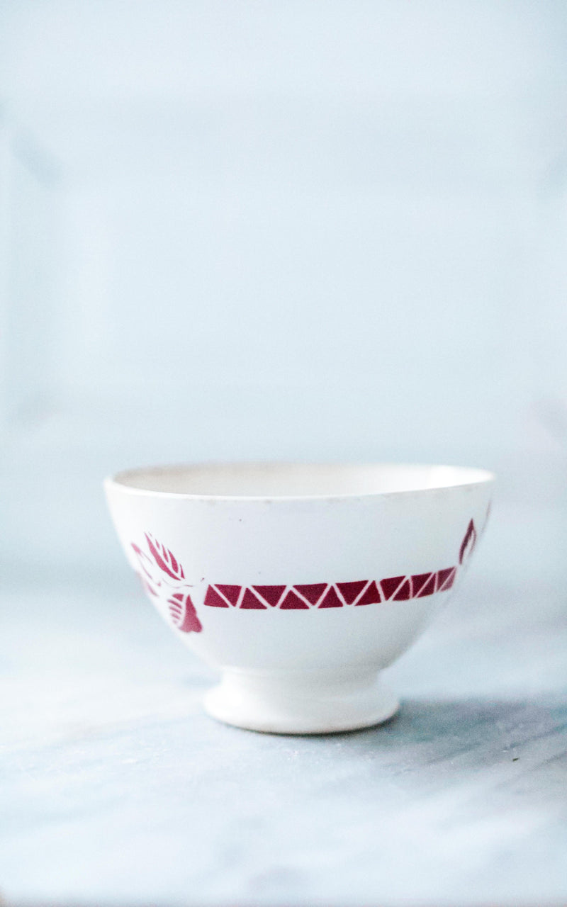 One Vintage French Cafe Au Lait Bowl