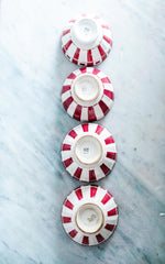 Set of Four Vintage French Cafe Au Lait Bowls