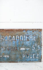 Vintage French Metal Sign