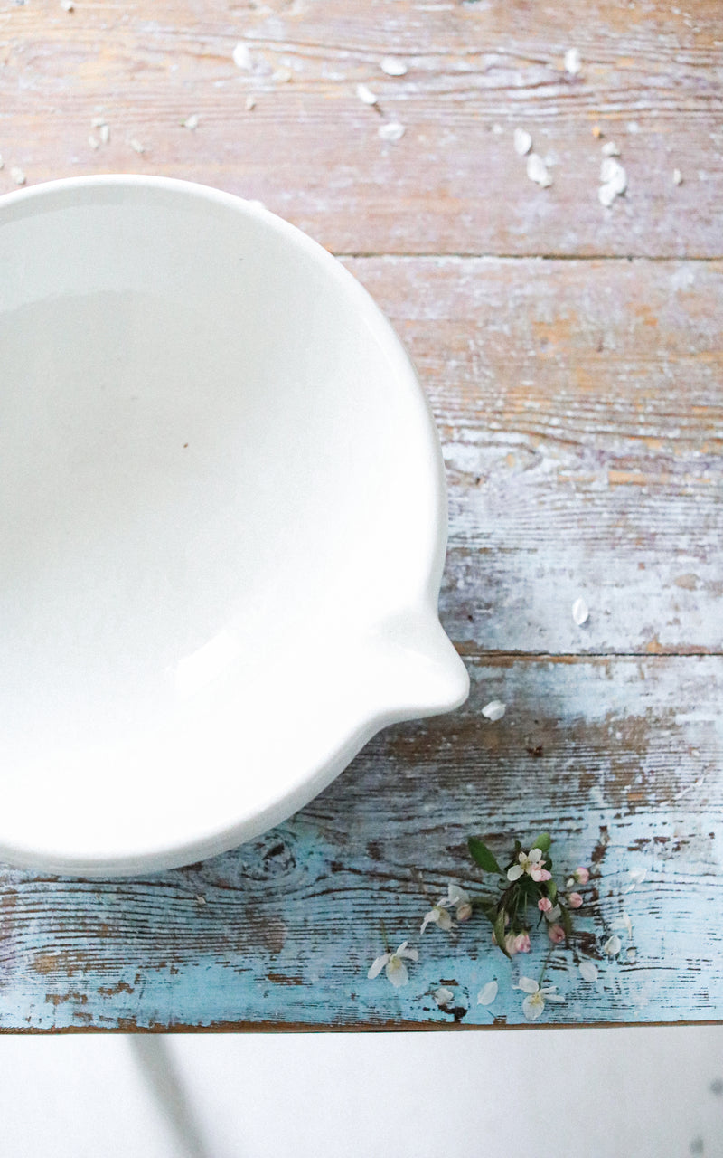 Vintage Ironstone Dairy Bowl