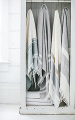 The Belgian Towel Fouta The Gray Stripe