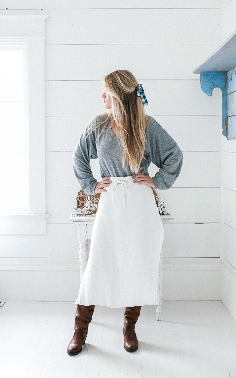 Vintage French Textile Apron