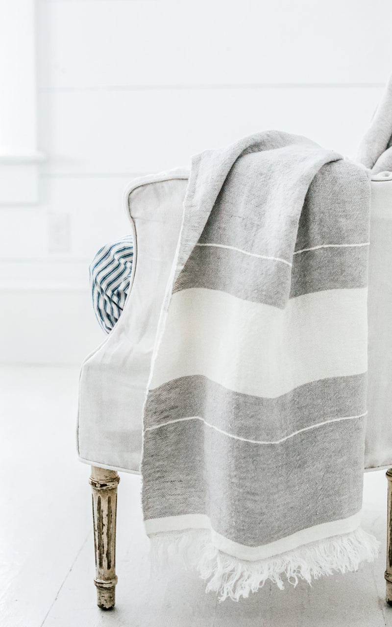 The Belgian Towel Fouta Gent Stripe